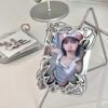 Electroplated Shaped Idol - chasing Card Holder with a High - end Ins Style