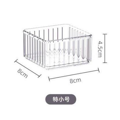Acrylic Partition Storage Box Set, Cosmetic Organizer & Shelf