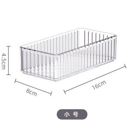 Acrylic Partition Storage Box Set, Cosmetic Organizer & Shelf