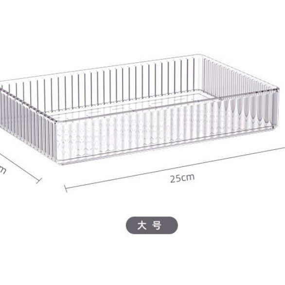 Acrylic Partition Storage Box Set, Cosmetic Organizer & Shelf