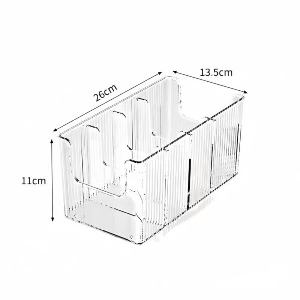 Transparent Tie and Belt Organizer Box