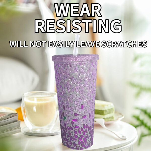 详情-05 Rhinestone - embellished Slim Water Bottle