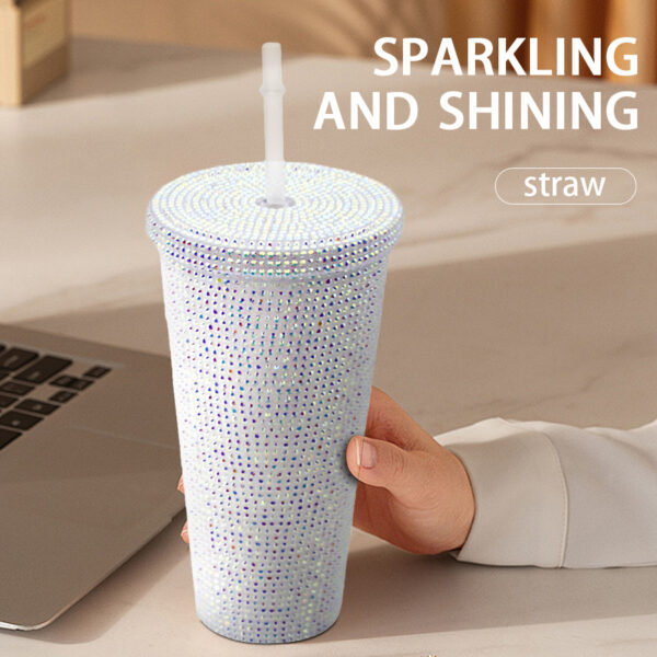 详情-07 Rhinestone - embellished Slim Water Bottle