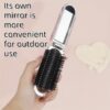 详情-10 Rhinestone - encrusted Cushioned Mini Travel Comb