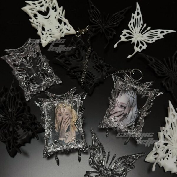 Electroplated Shaped Idol - chasing Card Holder with a High - end Ins Style