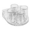 Wall - Mounted Mouthwash Cup and Toothbrush Holder, Punch - Free Storage Rack
