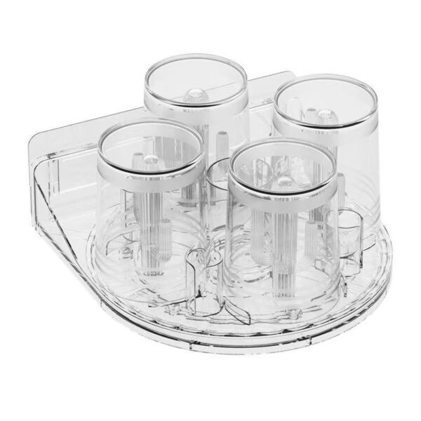 Wall - Mounted Mouthwash Cup and Toothbrush Holder, Punch - Free Storage Rack