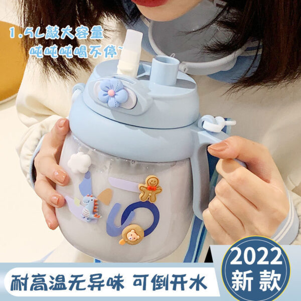 Kids' Large - capacity Portable School Cup for Summer