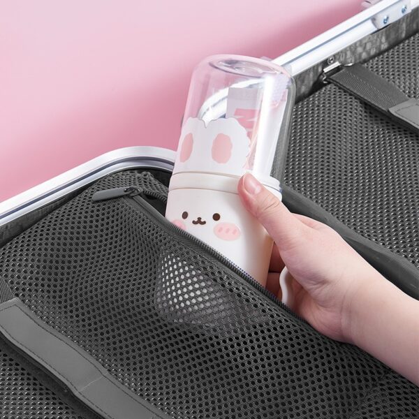 Portable 2-in-1 Kids Toothbrush & Toothpaste Storage Case