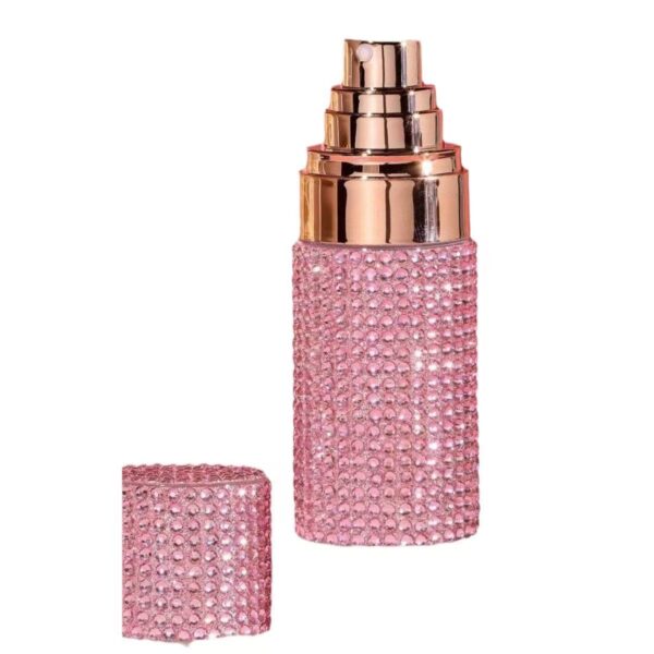 Rhinestone - decorated Travel - portable Perfume Transfer Spray Bottle