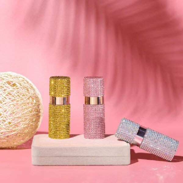 Rhinestone - decorated Travel - portable Perfume Transfer Spray Bottle